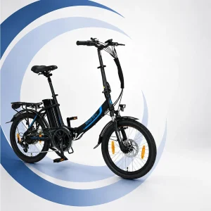 SMARTEC Camp 20D mit Transporttasche Kompakt-/Faltrad (Laufradgröße: 20 Zoll, Unisex-Rad, Schwarz)