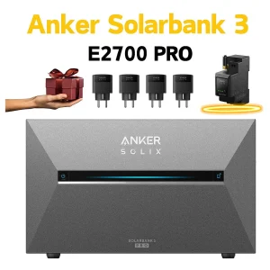 ANKER E2700 PRO Solarstromspeicher 2700Wh mit Smart Plug Powerbank