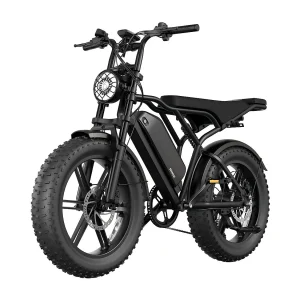 NAMAJUNAS Mehrere Leistungsmodi All Terrain Bike (ATB) (Laufradgröße: 20 Zoll, Unisex-Rad, 72 Wh, Schwarz)