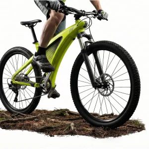 DECOME 650W 13Ah 50kmh 100km 27.5 Zoll 9 Gang Mountainbike (Laufradgröße: 27,5 Zoll, Unisex-Rad, 608.4 Wh, Gelb)